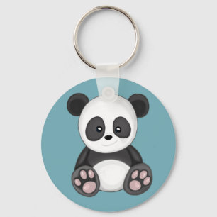 Cute Panda Sleutelhanger