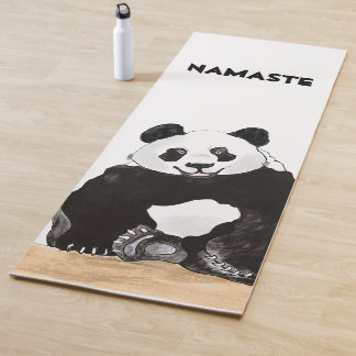Cute Panda Smiling Yogamat