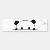 Cute panda spiy bumpersticker (Voorkant)