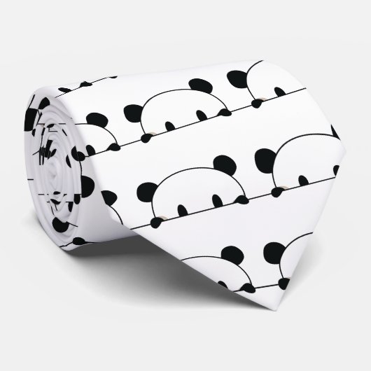 Cute panda spiy stropdas (Opgerold)