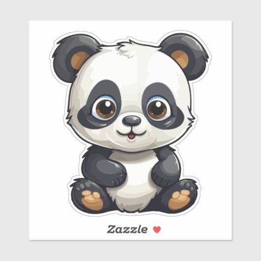 Cute panda sticker (Vel)