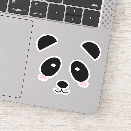 Cute Panda Sticker (Detail)