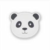 Cute Panda Sticker (Voorkant)
