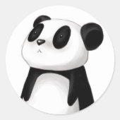 Cute Panda Sticker (Voorkant)
