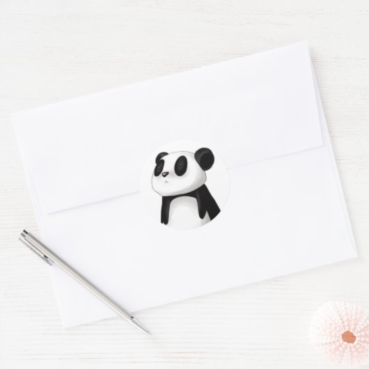 Cute Panda Sticker (Envelop)