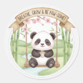 Cute Panda Sticker (Voorkant)