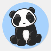 Cute Panda Sticker (Voorkant)