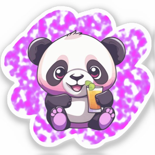 cute panda sticker (Voorkant)