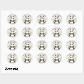 Cute Panda Sticker | Motiverende Cute Kawaii (Vel)