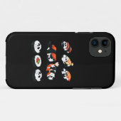 Cute Panda Sushi Knuffel Maki Liefhebber Grappig K Case-Mate iPhone Case (Achterkant (horizontaal))
