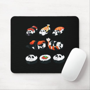 Cute Panda Sushi Knuffel Maki Liefhebber Grappig K Muismat