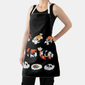 Cute Panda Sushi Knuffel Maki Liefhebber Grappig K Schort (Insitu)