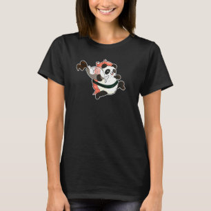 Cute Panda Sushi met garnalen die Soy Sauce Fi ste T-shirt