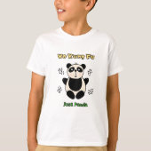 Cute panda t-shirt (Voorkant)