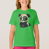Cute Panda T-shirt (Voorkant)