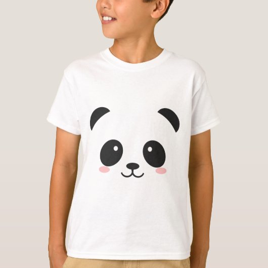 Cute Panda T-shirt (Voorkant)
