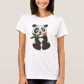Cute Panda T-shirt (Voorkant)