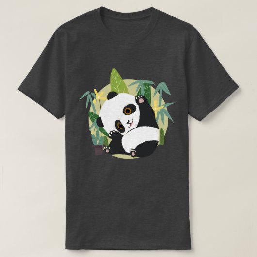 Cute Panda T-shirt (Design voorkant)