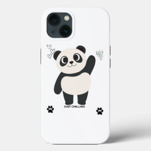 Cute Panda Telefoonhoes — Gewoon Chillen Kawaii An Case-Mate iPhone Case
