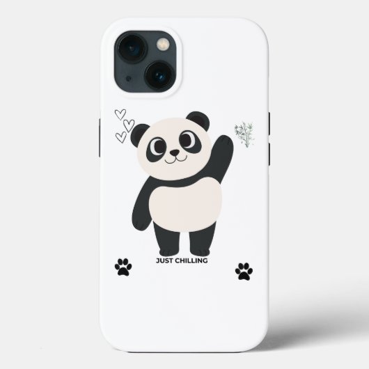 Cute Panda Telefoonhoes — Gewoon Chillen Kawaii An Case-Mate iPhone Case (Achterkant)