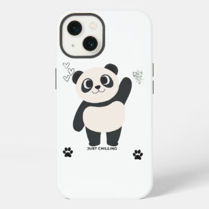 Cute Panda Telefoonhoes — Gewoon Chillen Kawaii An iPhone 13 Hoesje