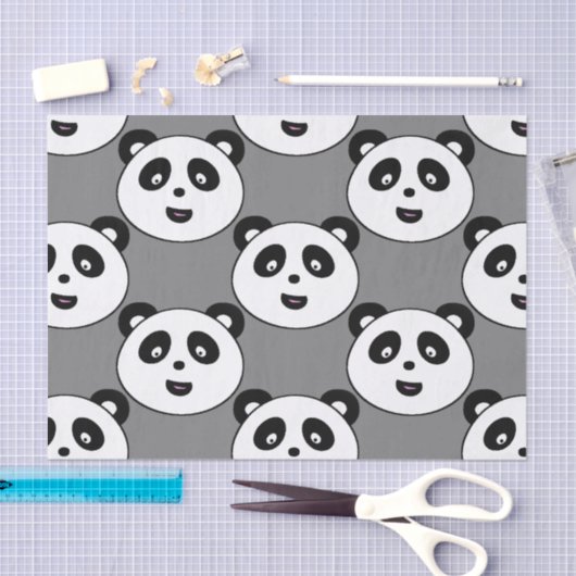 Cute Panda Tissue Tissuepapier (Craft)