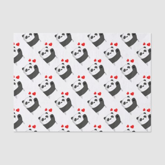 Cute panda tissuepapier (Voorkant)