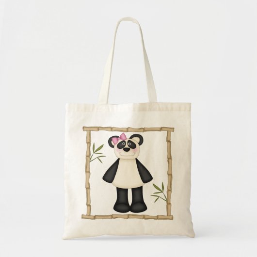 Cute Panda Tote Bag (Voorkant)