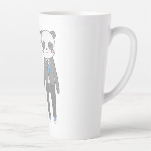 Cute Panda Trouwpaar – Kawaii Bruid & Bruidegom Latte Mok
