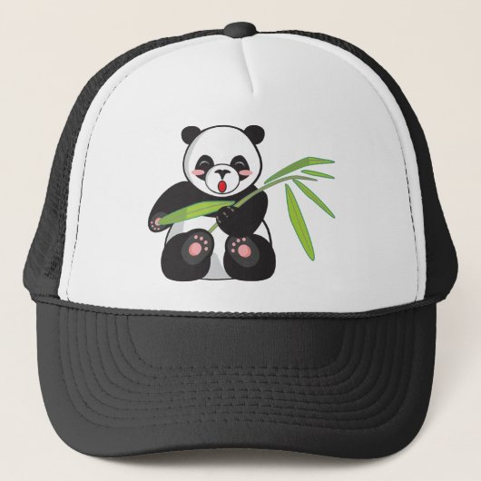 Cute Panda Trucker Pet (Voorkant)