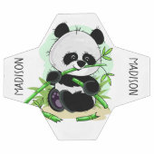 Cute Panda, voetbal met aangepaste naam (Enkel)