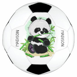 Cute Panda, voetbal met aangepaste naam