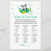 Cute panda Wat zit er in je handtas? (Voorkant)