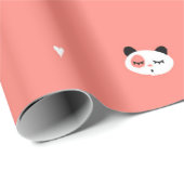 Cute Panda Wrapping Paper Cadeaupapier (Rol Hoek)