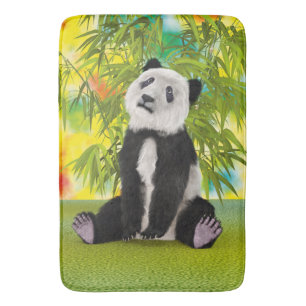 Cute Pandabeer Kawaii Dierenliefhebber Perfect Cad Badmat