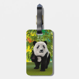Cute Pandabeer Kawaii Dierenliefhebber Perfect Cad Bagagelabel