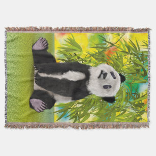 Cute Pandabeer Kawaii Dierenliefhebber Perfect Cad Deken