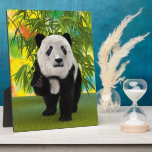 Cute Pandabeer Kawaii Dierenliefhebber Perfect Cad Fotoplaat