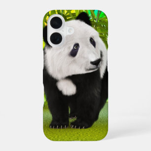 Cute Pandabeer Kawaii Dierenliefhebber Perfect Cad iPhone 16 Hoesje