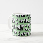 Cute Pandabeer Patroon Koffiemok (Voorkant links)