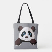 Cute Pandabeer Tote Bag (Achterkant)