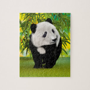 Cute Pandabeer Welp Kawaii Dierenliefhebber Cadeau Legpuzzel