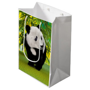 Cute Pandabeer Welp Kawaii Dierenliefhebber Cadeau Medium Cadeauzakje