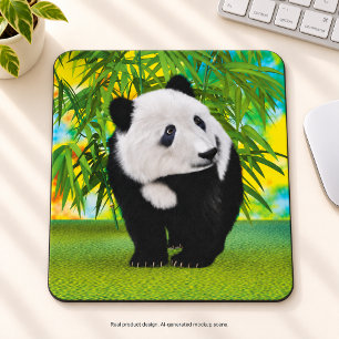 Cute Pandabeer Welp Kawaii Dierenliefhebber Cadeau Muismat