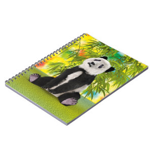 Cute Pandabeer Welp Kawaii Dierenliefhebber Cadeau Notitieboek