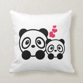 Cute Pandas Cushion Kussen