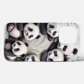 Cute Pandas Group Photo Case-Mate iPhone Case (Achterkant (horizontaal))