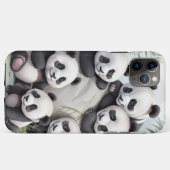 Cute Pandas Group Photo Case-Mate iPhone Case (Achterkant (horizontaal))