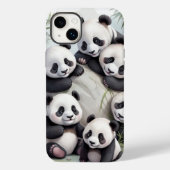 Cute Pandas Group Photo Case-Mate iPhone Case (Achterkant)