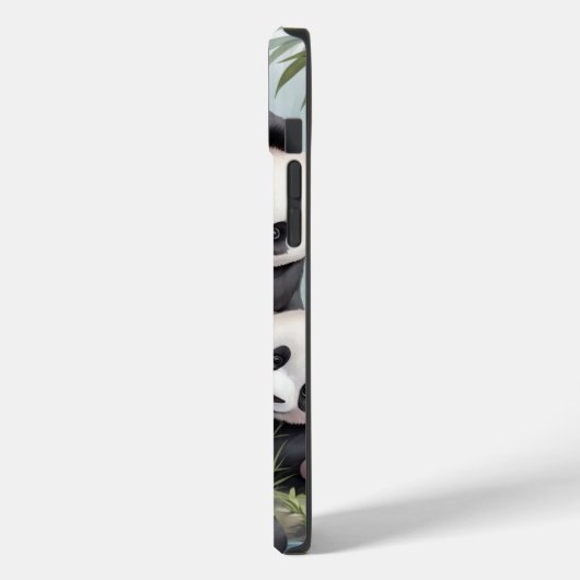 Cute Pandas Group Photo Case-Mate iPhone Case (Achterkant / Links)
